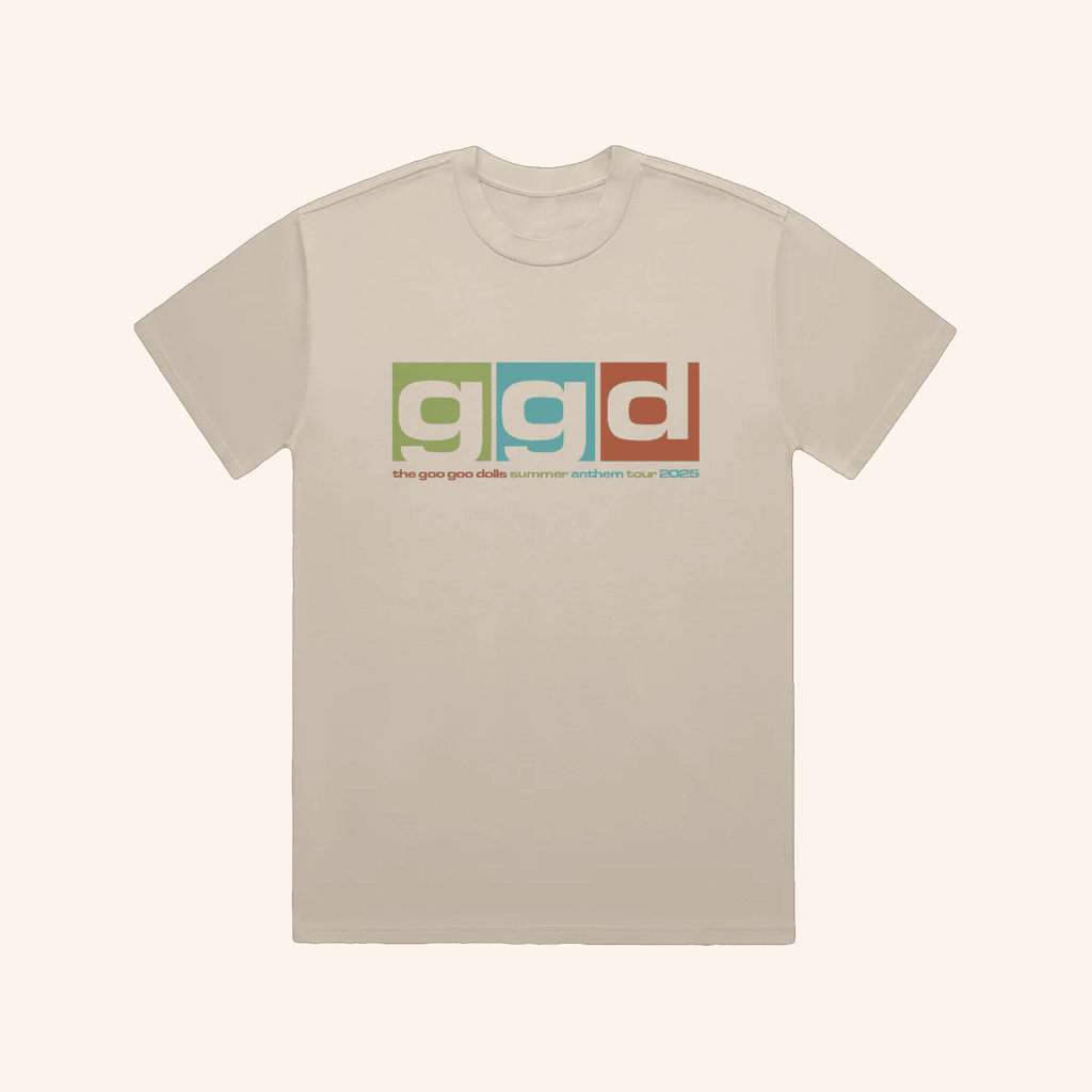 Goo Goo Dolls Merch Summer Anthem Color Block Shirt Gifts For Music Lovers