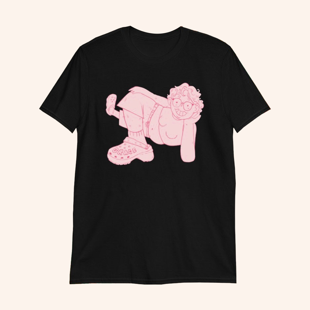 Grace Reiter Merch Grace Black T-Shirt Christmas Present Ideas For Friend Grace Reiter Merch Grace Black T-Shirt Christmas Present Ideas For Friend