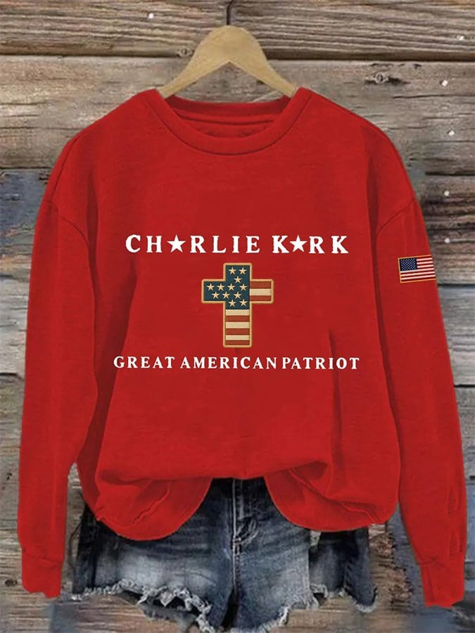 Great American Patriot Charlie Kirk Sweatshirt RIP Charlie Kirk Merch Gifts For Trump Fan Great American Patriot Charlie Kirk Sweatshirt RIP Charlie Kirk Merch Gifts For Trump Fan