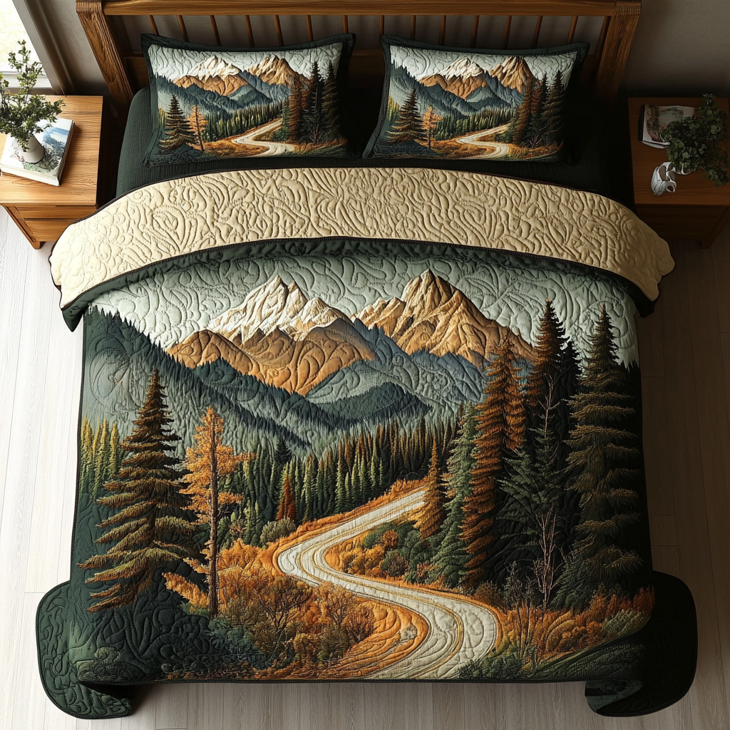 Great Smoky Mountain Trail Quilted Bedding Set Duvet Cover Bedspread Christmas Gifts For Your Grandmother Great Smoky Mountain Trail Quilted Bedding Set Duvet Cover Bedspread Christmas Gifts For Your Grandmother
