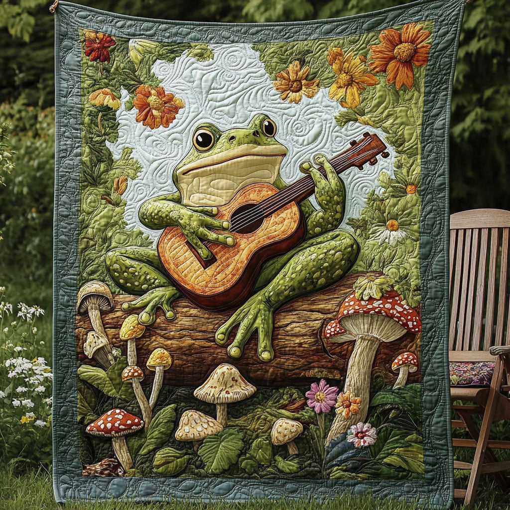 Green Strings Quilted Blanket Sofa Throw Blanket Cool Frog Gifts Green Strings Quilted Blanket Sofa Throw Blanket Cool Frog Gifts