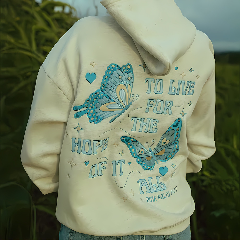 Grey Ppp Hoodie Pink Palm Puff Hoodie To Live For the Hope Of it All Merch Grey Ppp Hoodie Pink Palm Puff Hoodie To Live For the Hope Of it All Merch