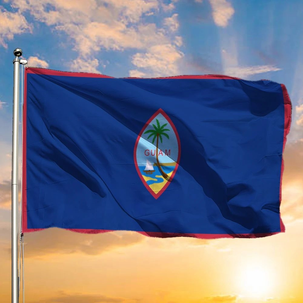 Guam Flag U.S Territorial Flag Of Guam Banner Indoor Outdoor Decorative Guam Flag U.S Territorial Flag Of Guam Banner Indoor Outdoor Decorative