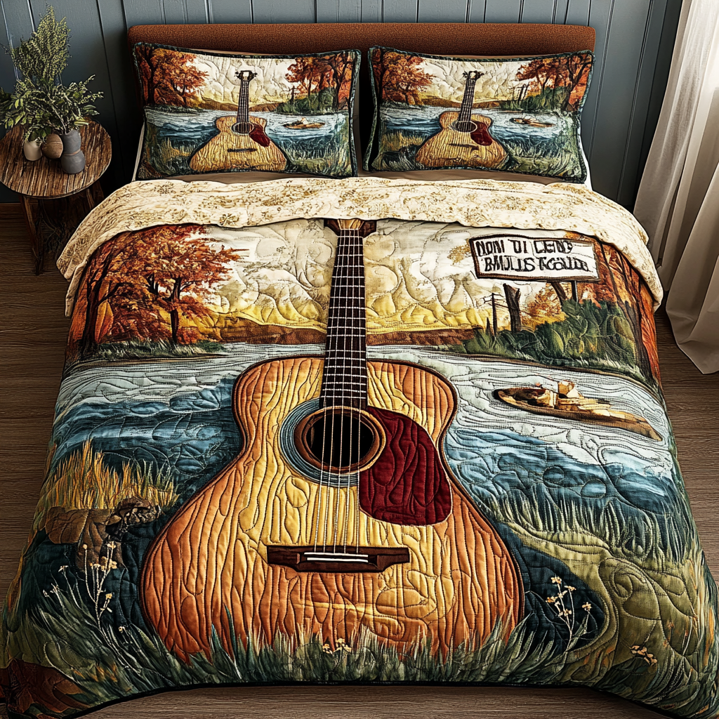 Guitar Haven Quilted Bedding Set Duvet Cover Bedspread Gifts For Teens Guitar Haven Quilted Bedding Set Duvet Cover Bedspread Gifts For Teens