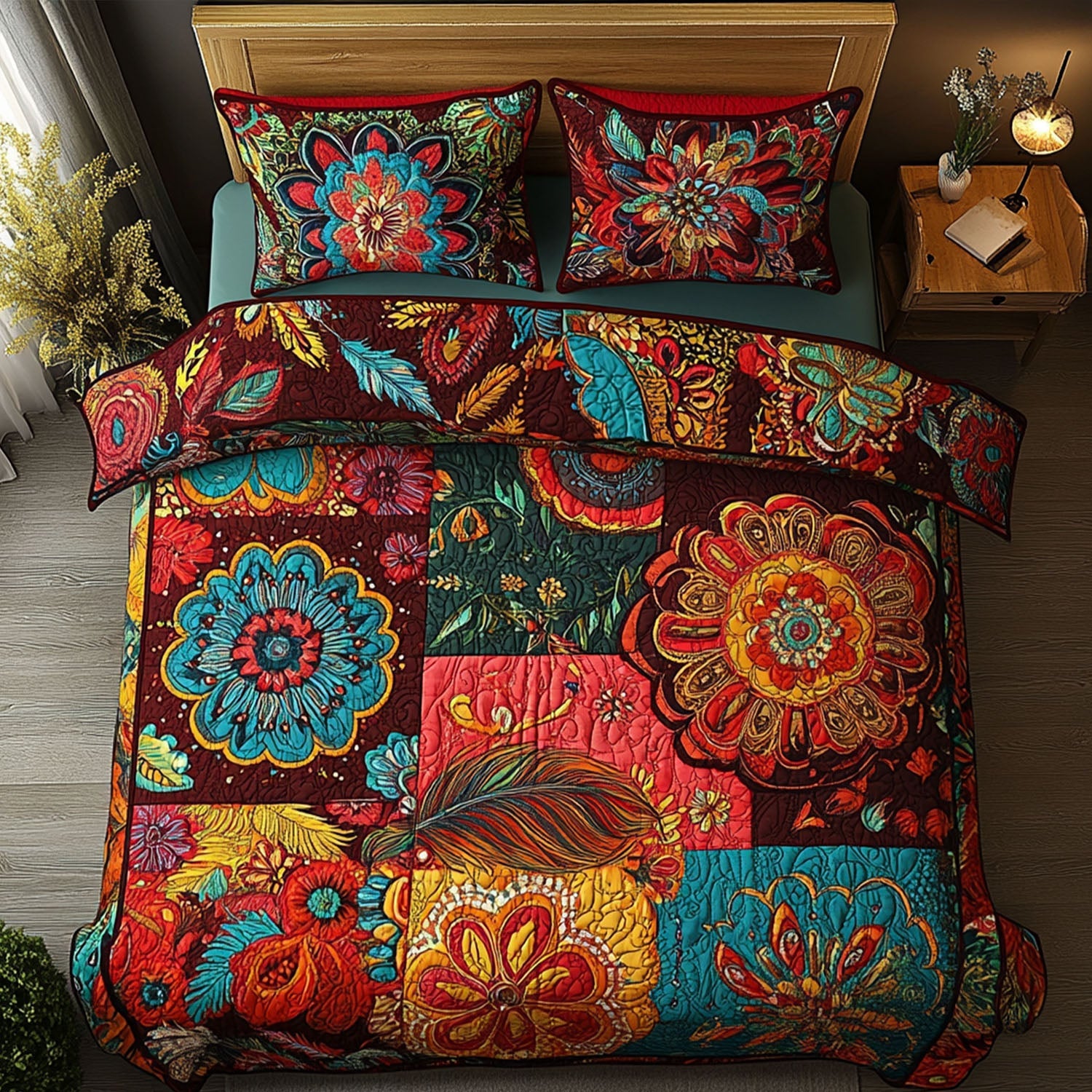 Gypsy Spirit Quilted Bedding Set Duvet Cover Bedspreads Gifts For Cousins For Christmas Gypsy Spirit Quilted Bedding Set Duvet Cover Bedspreads Gifts For Cousins For Christmas