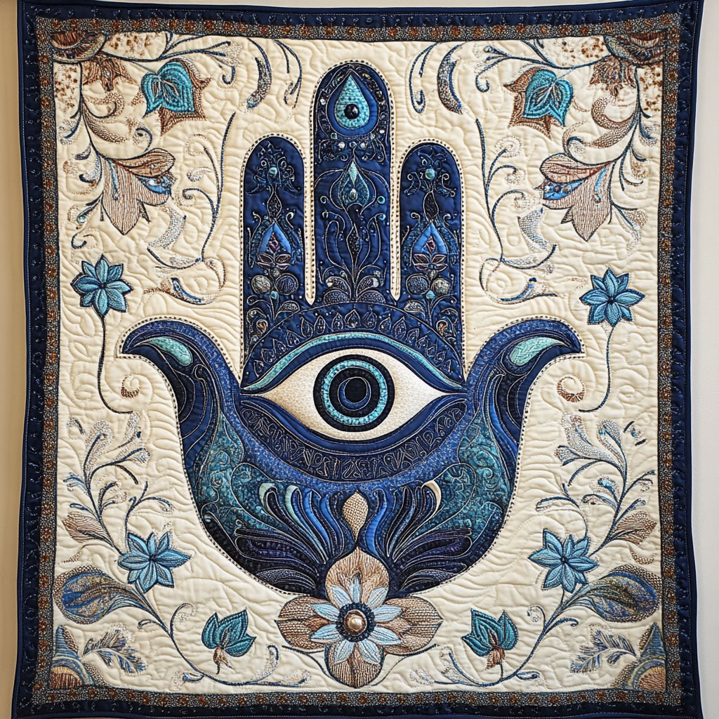 Hamsa Radiance Quilted Blanket Sofa Throw Blanket Hamsa Hand Lotus Mandala Gifts Hamsa Radiance Quilted Blanket Sofa Throw Blanket Hamsa Hand Lotus Mandala Gifts