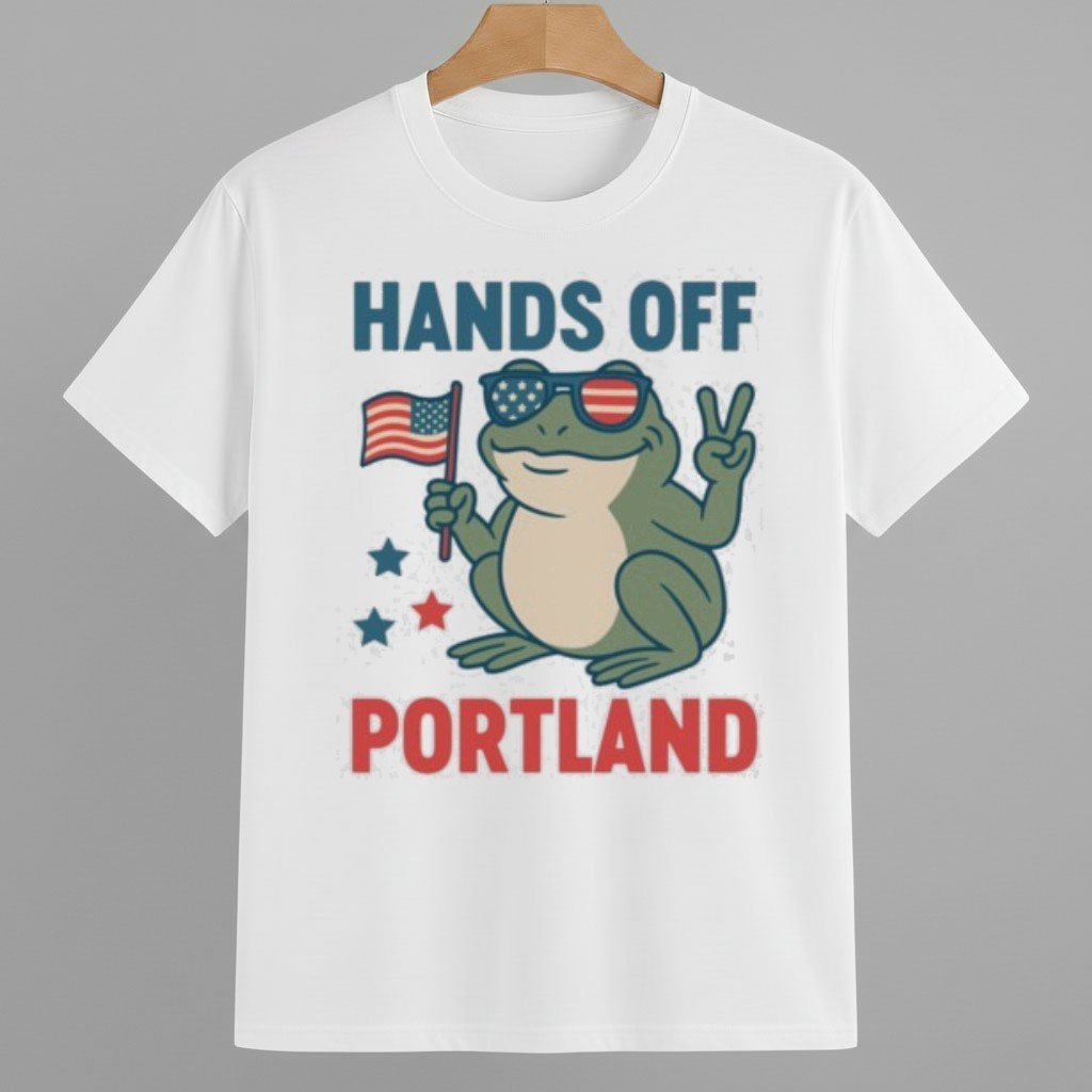 Hands off Portland Frog Protest Against Fascism Shirt Pro Democracy Frog Merch