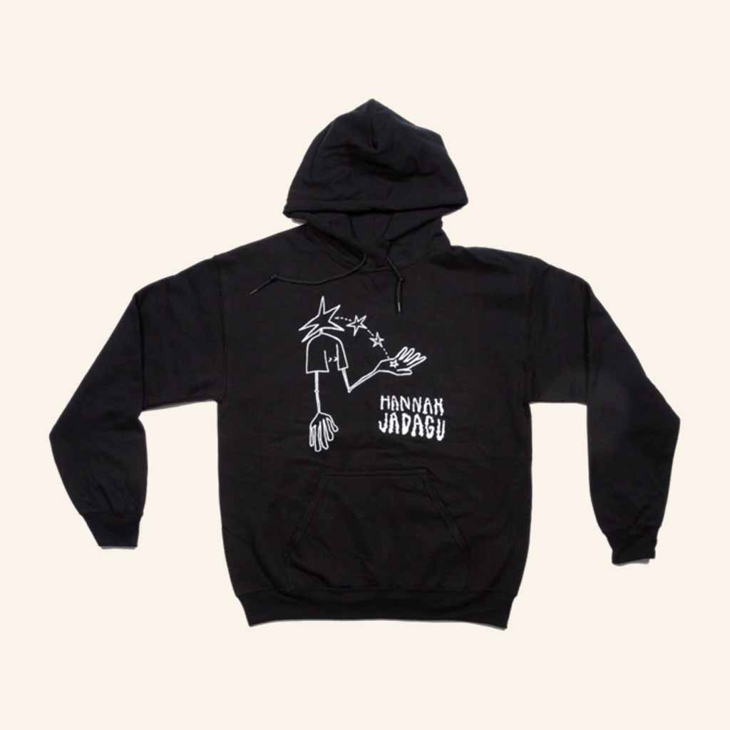 Hannah Jadagu Merch Star Hands Black Hoodie Birthday Gifts For Music Lovers Hannah Jadagu Merch Star Hands Black Hoodie Birthday Gifts For Music Lovers