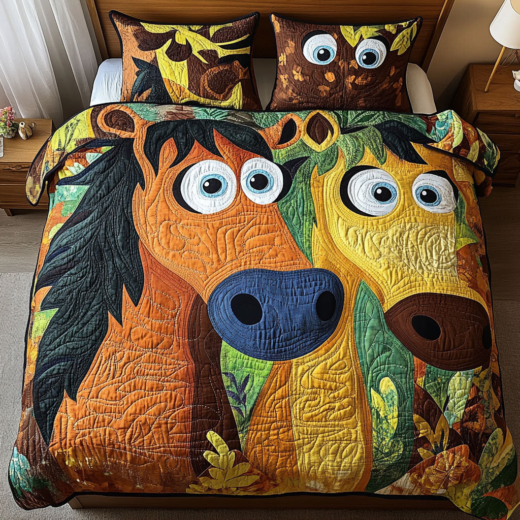 Hay There Buddy Quilted Bedding Set Duvet Cover Bed Sheet Set Horse Related Gift Ideas Hay There Buddy Quilted Bedding Set Duvet Cover Bed Sheet Set Horse Related Gift Ideas