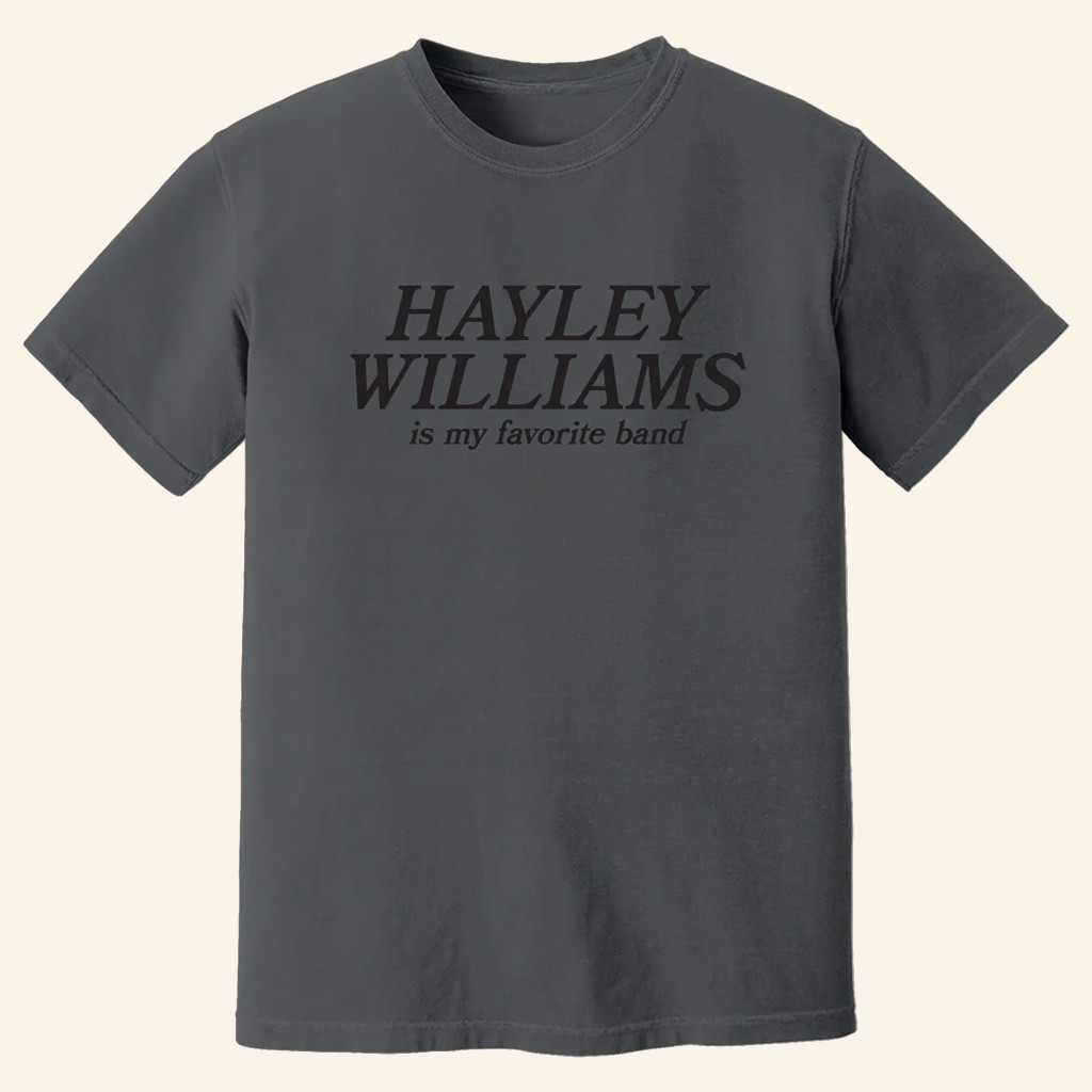 Hayley Williams Merch HW Is My Favorite Band T-Shirt Best Gifts For Music Lovers