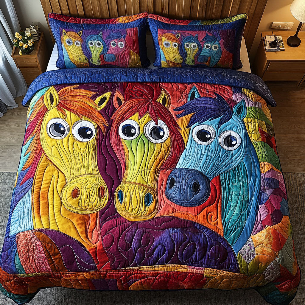 Haystack Humor Quilted Bedding Set Duvet Cover Bed Sheet Set Gifts For Female Horse Lovers Haystack Humor Quilted Bedding Set Duvet Cover Bed Sheet Set Gifts For Female Horse Lovers