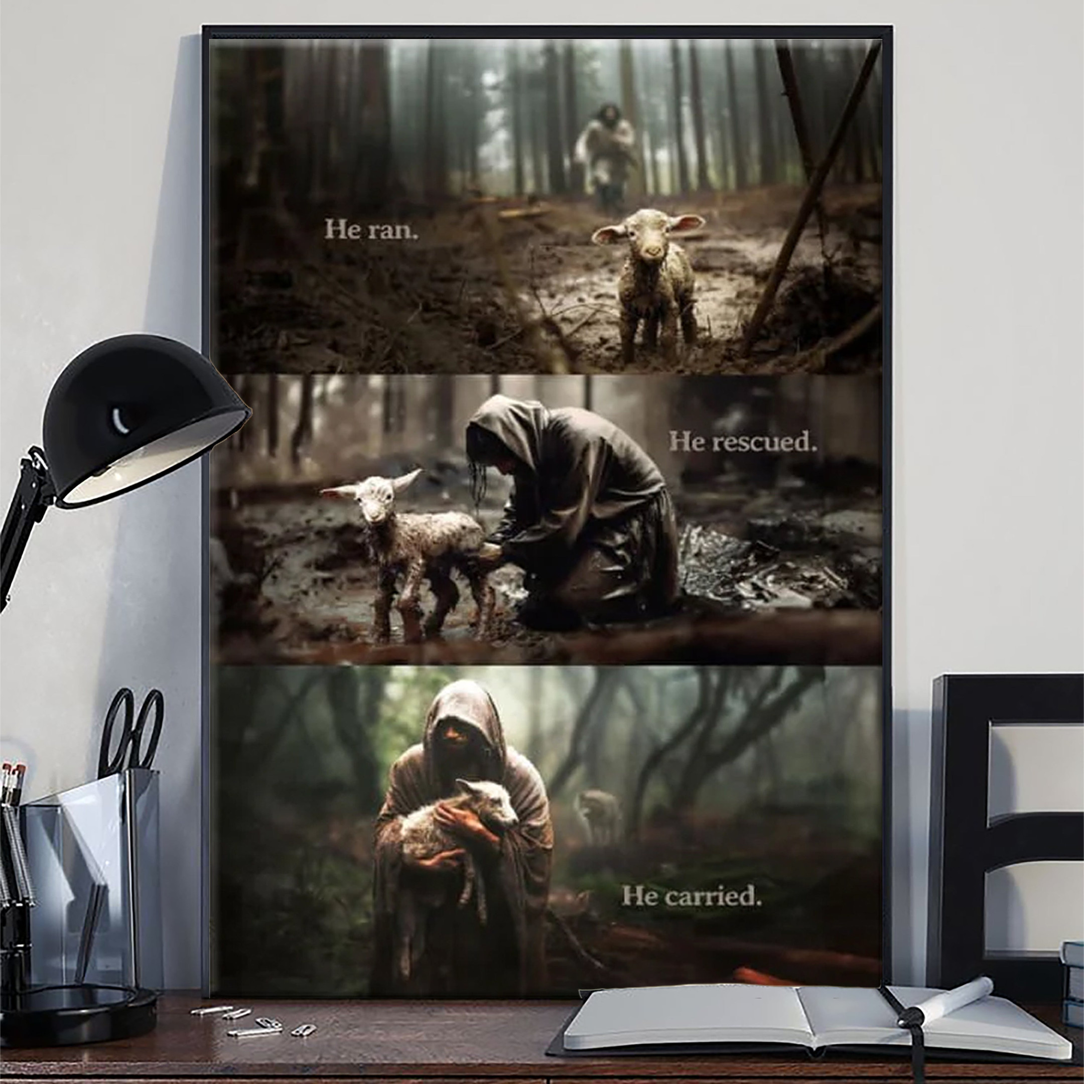 He Ran He Rescued He Carried Poster Christian Wall Art For Living Room Home Decor He Ran He Rescued He Carried Poster Christian Wall Art For Living Room Home Decor