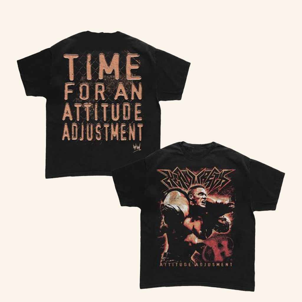 Headwreck Merch Time For An Attitude Adjustment T-Shirt Best Gifts For WWE Fans Headwreck Merch Time For An Attitude Adjustment T-Shirt Best Gifts For WWE Fans