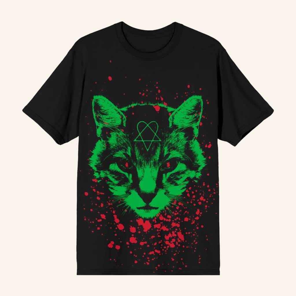 Heartagram Merch Spectral Puss And The Ectogram T-Shirt Halloween Gift Ideas