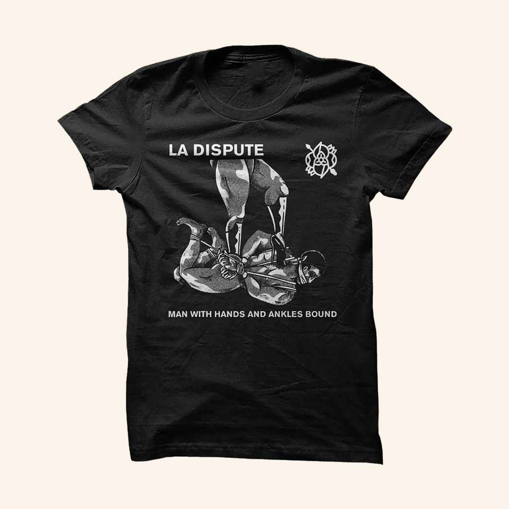 Hello Merch La Dispute Man With Hands And Ankles Bound T-Shirt Gifts For Brother Hello Merch La Dispute Man With Hands And Ankles Bound T-Shirt Gifts For Brother