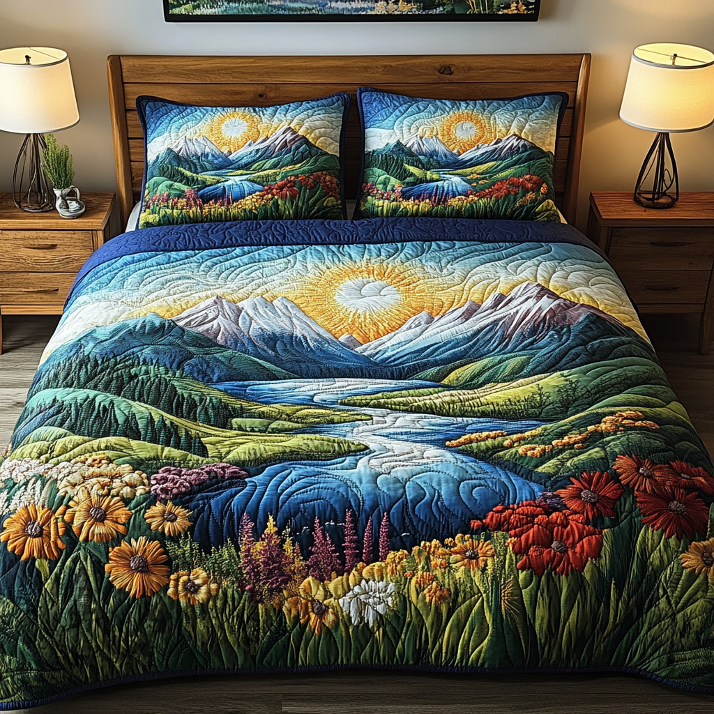 Hidden Trail Quilted Bedding Set Duvet Cover Bed Sheet Set Gifts For Forestry Majors Hidden Trail Quilted Bedding Set Duvet Cover Bed Sheet Set Gifts For Forestry Majors