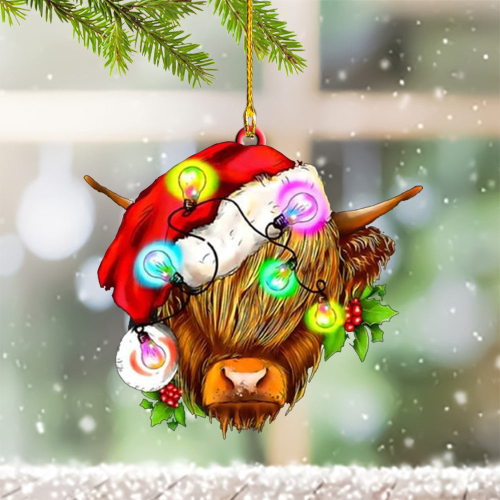 Highland Cow Ornament 2024 Highland Cow Tree Decoration Presents Highland Cow Ornament 2024 Highland Cow Tree Decoration Presents