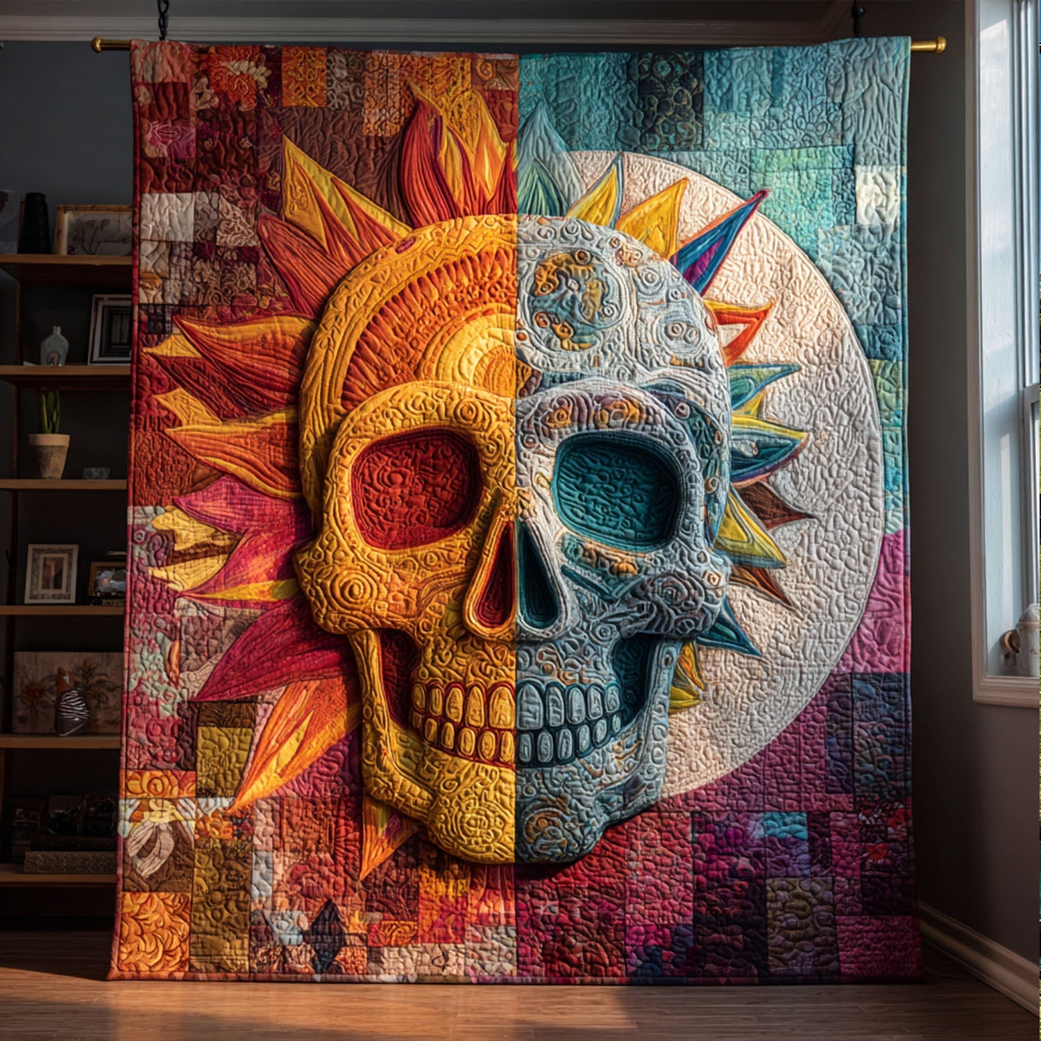 Hollow Soul Quilted Blanket Sofa Throw Blanket Skull Related Gifts Hollow Soul Quilted Blanket Sofa Throw Blanket Skull Related Gifts