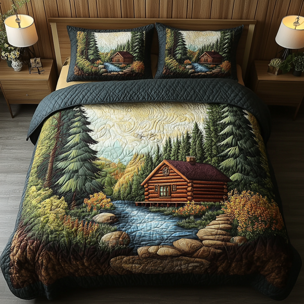 Homestead Hills Quilted Bedding Set Duvet Cover Bed Sheet Set Secret Santa Presents For Guys