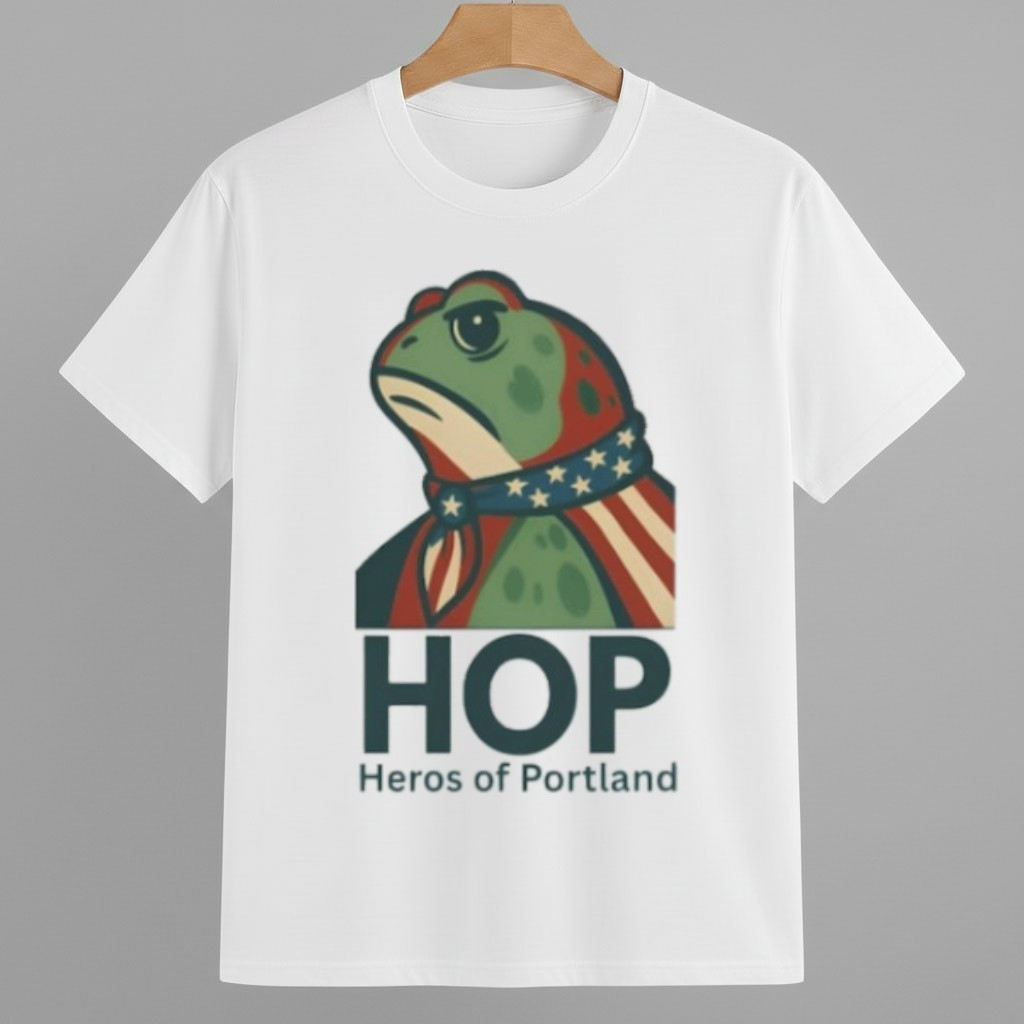 Hop Heros of Portland Frog Shirt Anti ICE Frog Merch Hop Heros of Portland Frog Shirt Anti ICE Frog Merch