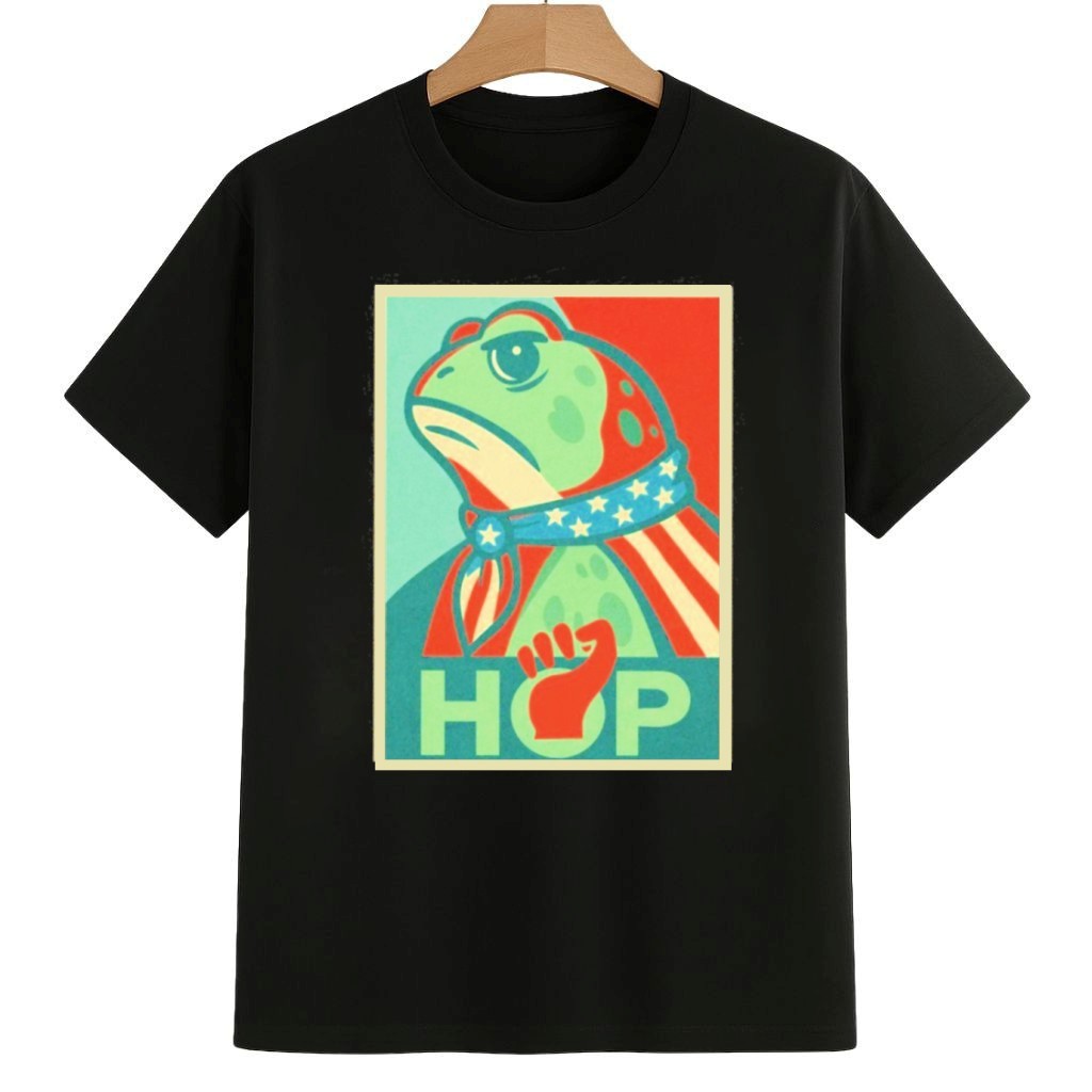 HOP Portland Frog We Protest with Art, Not Violence Shirt 8647 Freedom Movement Merch HOP Portland Frog We Protest with Art, Not Violence Shirt 8647 Freedom Movement Merch
