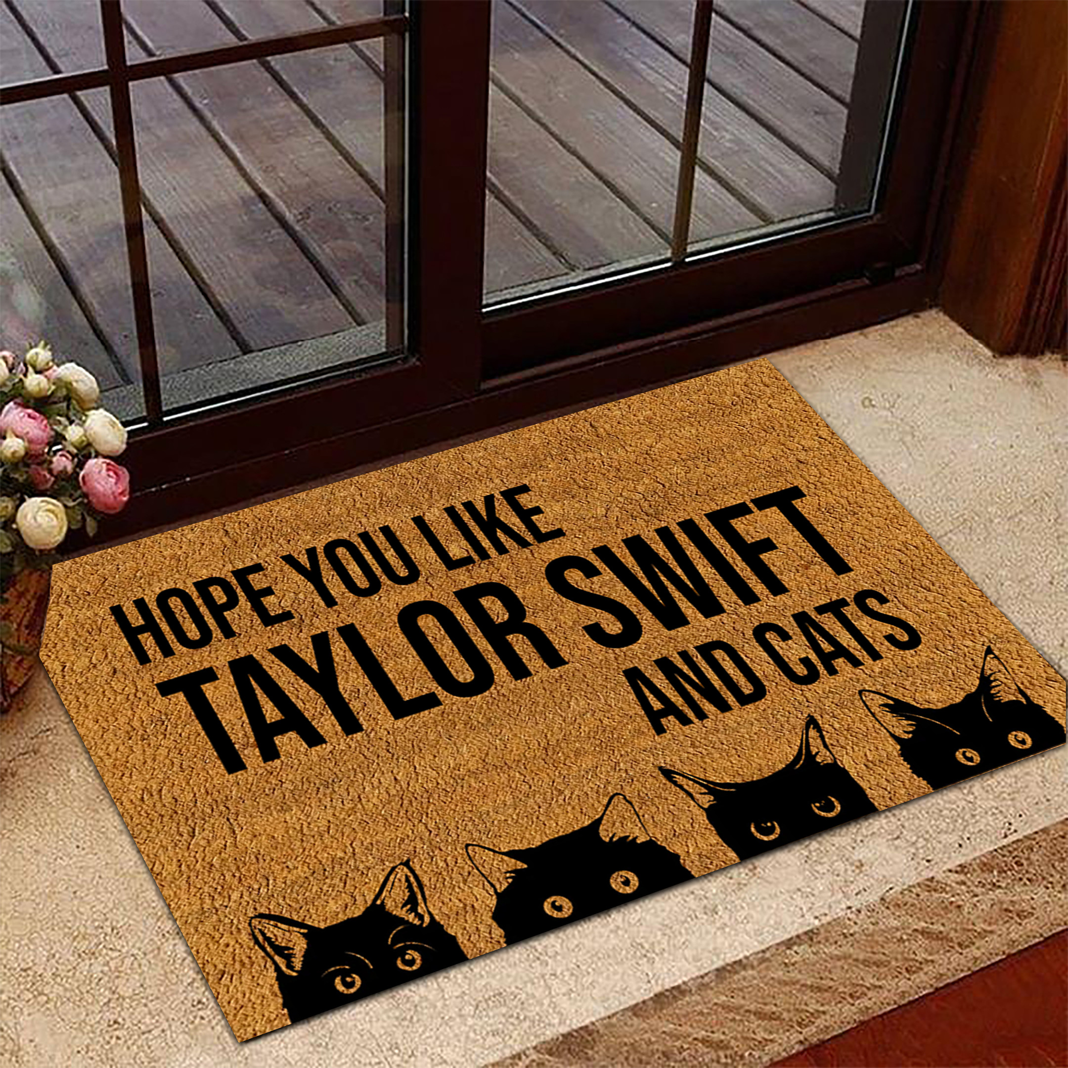 Hope You Like Taylor Swift And Cats Doormat For Cat Lovers People Swiftie Fan Gifts Hope You Like Taylor Swift And Cats Doormat For Cat Lovers People Swiftie Fan Gifts