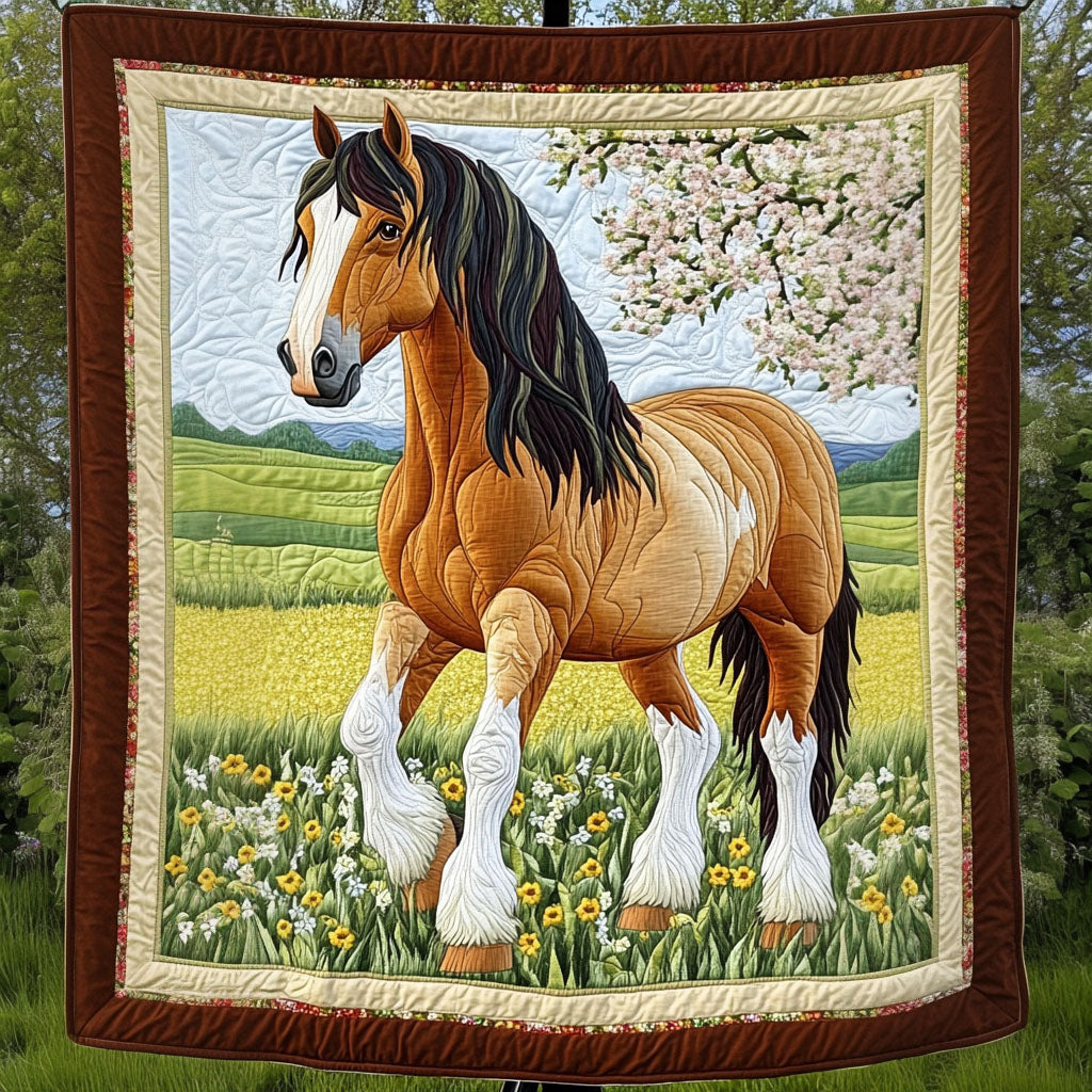 Horse of the Highlands Quilted Blanket Cute Throw Blanket Gifts For Someone Who Likes Horses Horse of the Highlands Quilted Blanket Cute Throw Blanket Gifts For Someone Who Likes Horses