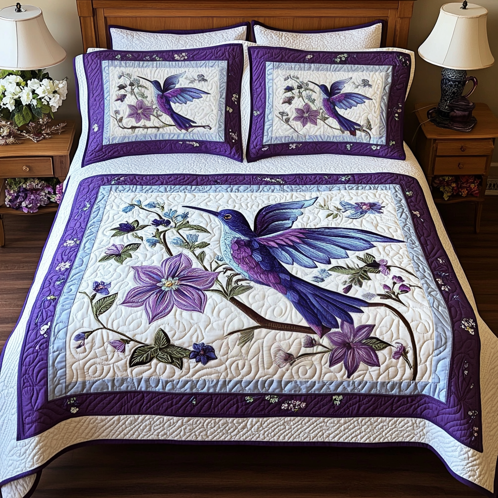 Humming Grace Quilted Bedding Set Duvet Cover Bed Sheet Set Great Hummingbird Lover Gifts Humming Grace Quilted Bedding Set Duvet Cover Bed Sheet Set Great Hummingbird Lover Gifts