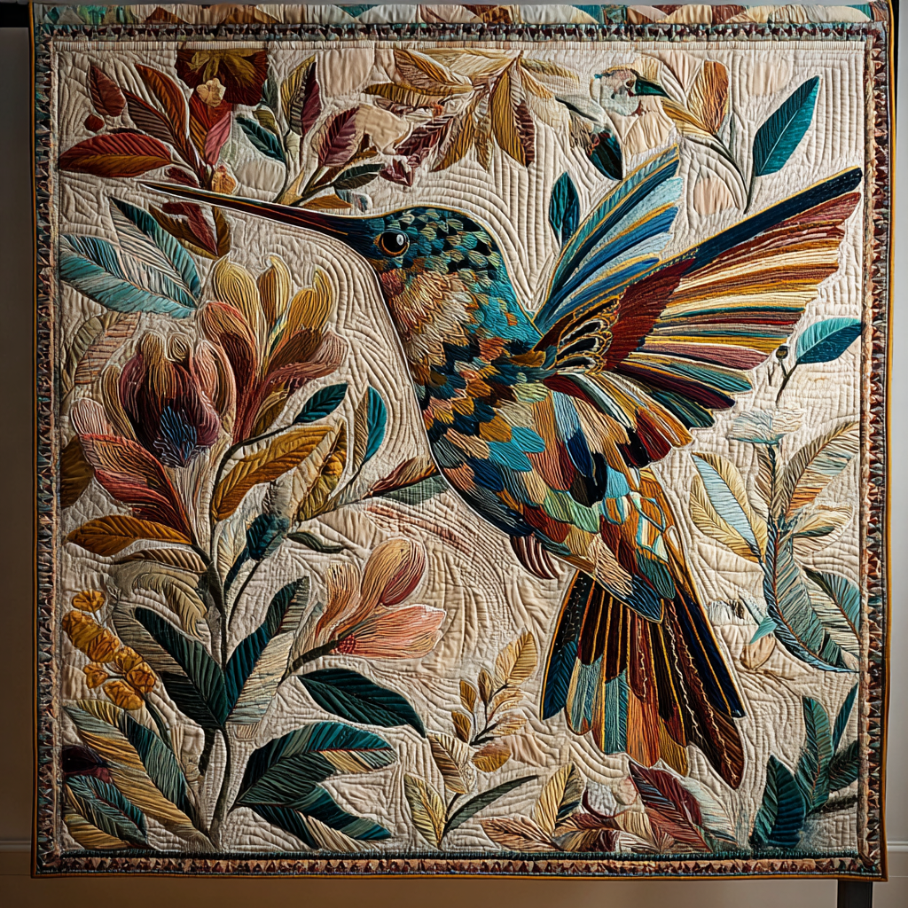 Hummingbird Bliss Quilted Blanket Nice Throw Blanket Pink Flamingo Gifts Hummingbird Bliss Quilted Blanket Nice Throw Blanket Pink Flamingo Gifts