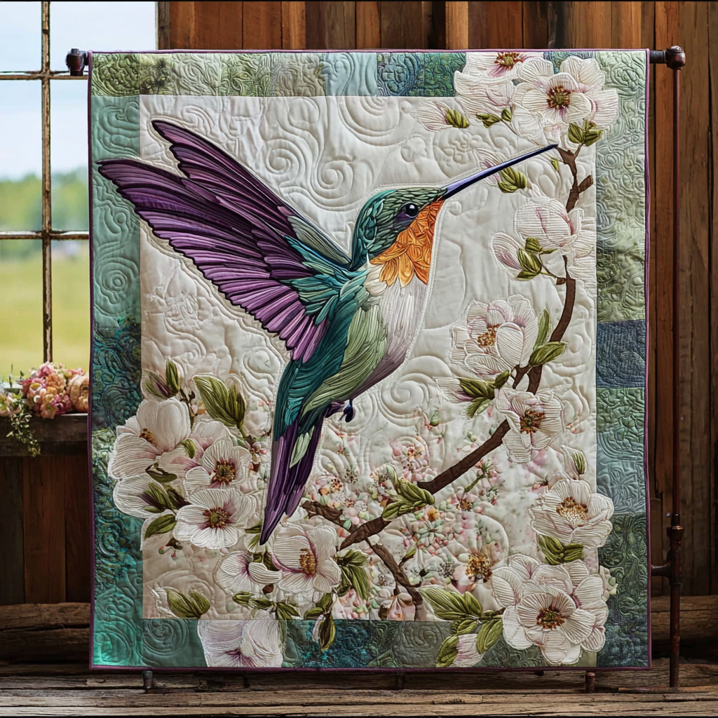 Hummingbird Joy Quilted Blanket Nice Throw Blanket Gifts With Flamingos On Them Hummingbird Joy Quilted Blanket Nice Throw Blanket Gifts With Flamingos On Them