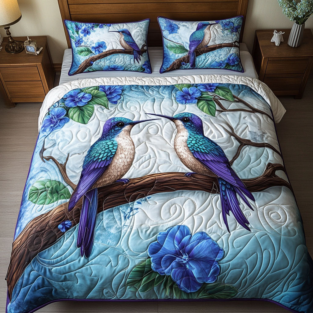 Hummingbird Whisper Quilted Bedding Set Duvet Cover Bedspread Hummingbird Gifts For Her Hummingbird Whisper Quilted Bedding Set Duvet Cover Bedspread Hummingbird Gifts For Her