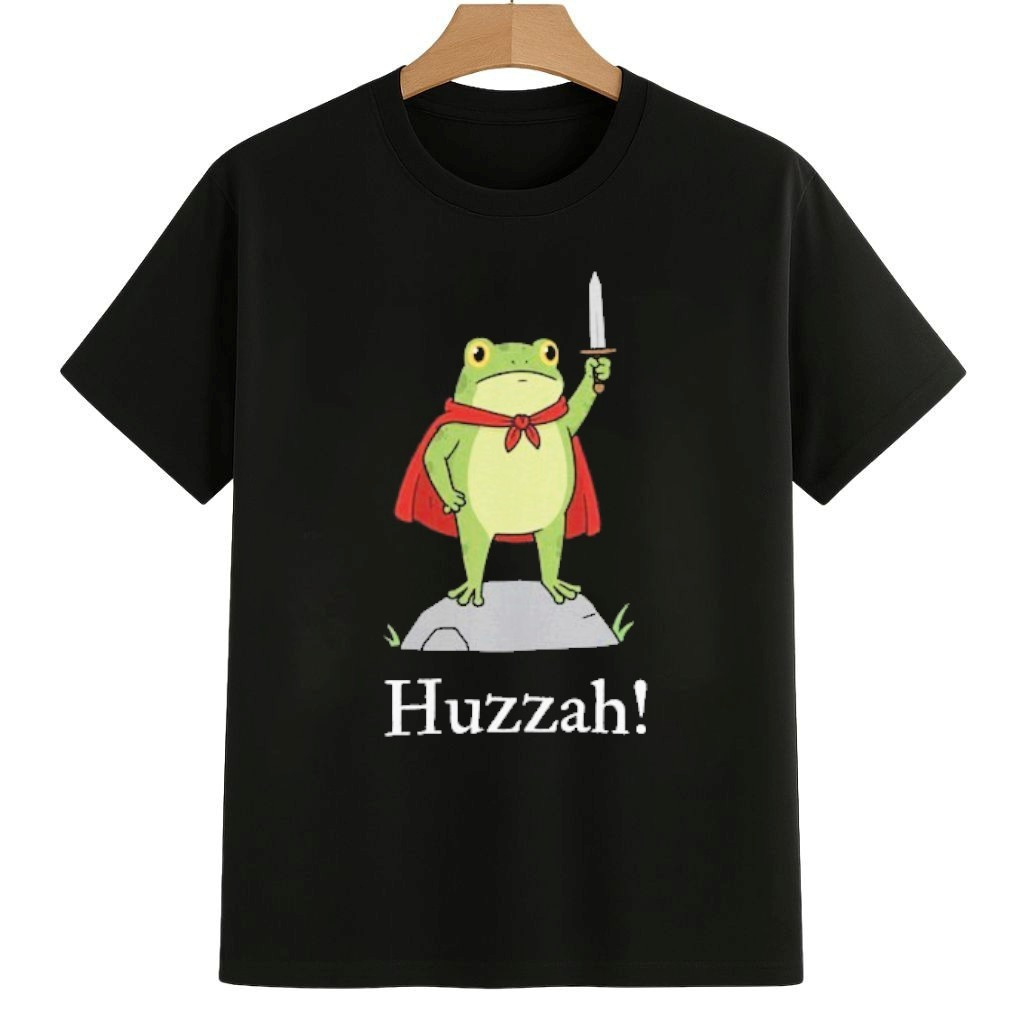 Huzzah Frog Knight Portland Frog Shirt 8647 Freedom Movement Merch Huzzah Frog Knight Portland Frog Shirt 8647 Freedom Movement Merch