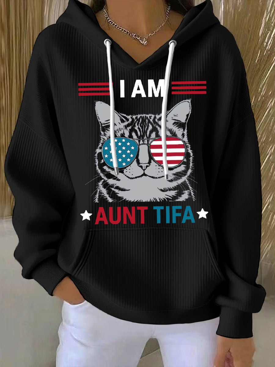 I Am Aunt Tifa Hoodie 8647 No'Kings Hoodie FDT Gifts for Liberal Friends I Am Aunt Tifa Hoodie 8647 No'Kings Hoodie FDT Gifts for Liberal Friends
