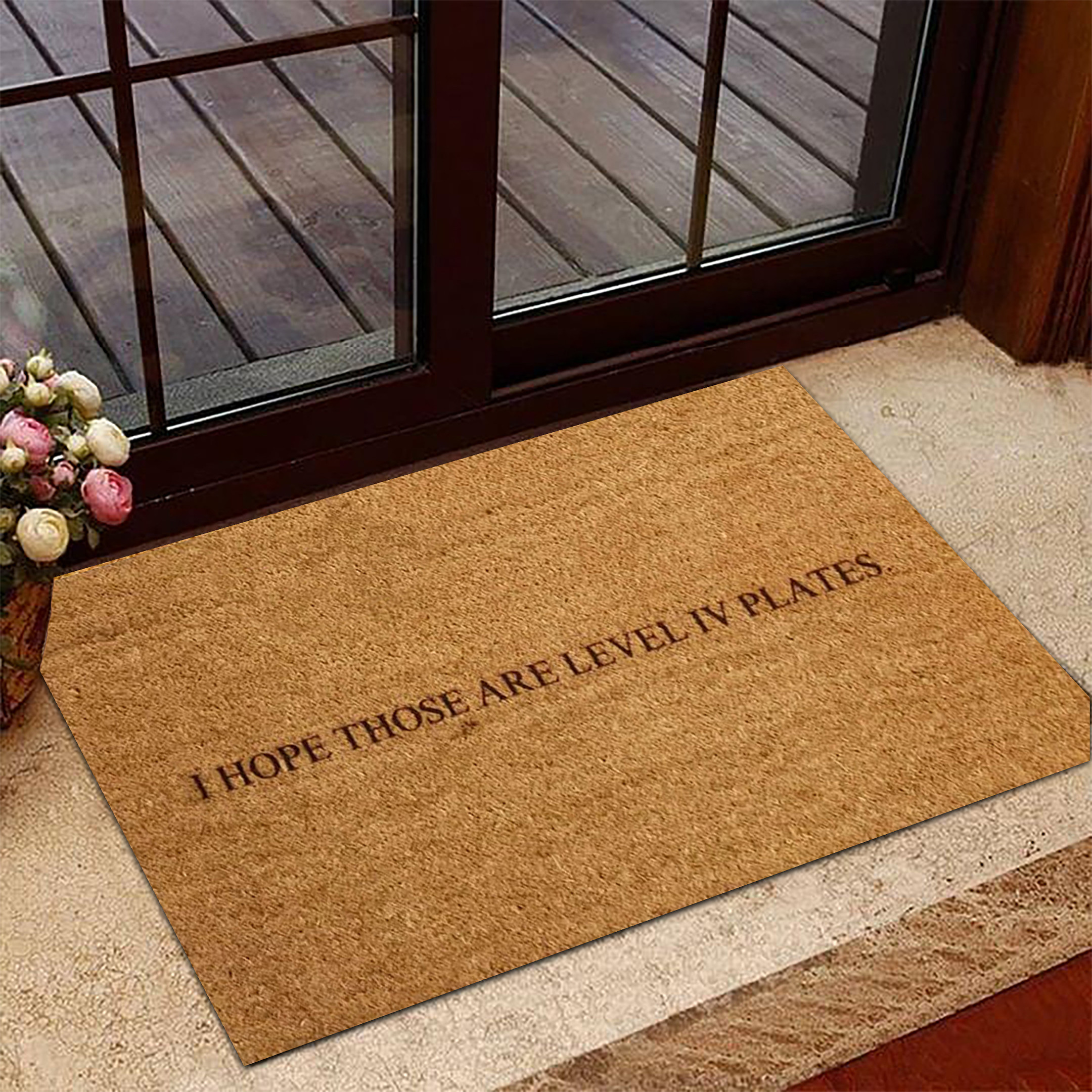 I Hope Those Are Level Iv Plates Doormat Front Door Mat Indoor Gift Ideas I Hope Those Are Level Iv Plates Doormat Front Door Mat Indoor Gift Ideas