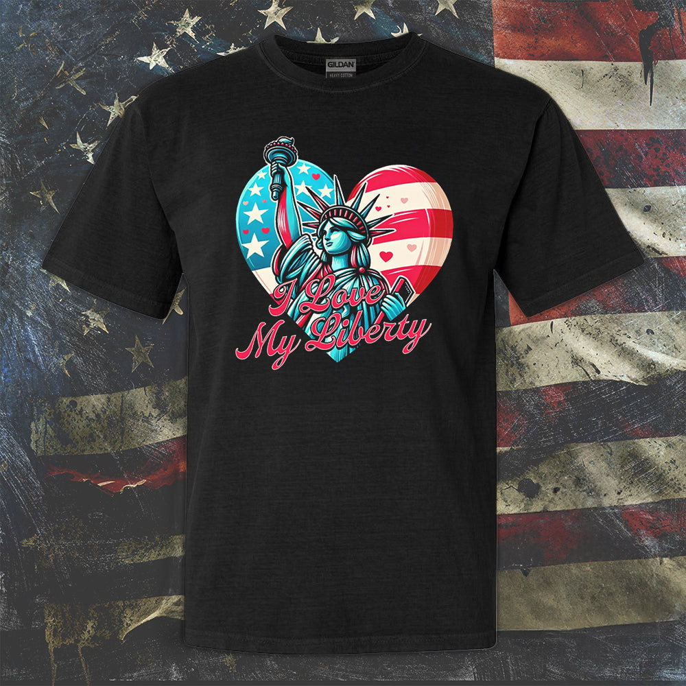 I Love My Liberty Shirt Women's Patriotic Tee Shirts Gifts For Patriots I Love My Liberty Shirt Women's Patriotic Tee Shirts Gifts For Patriots