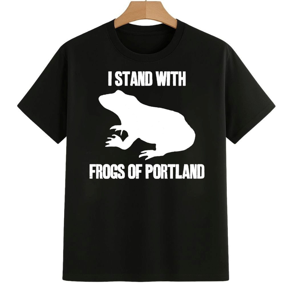 I Stand With Frogs Of Portland Shirt Anti ICE Frog Merch I Stand With Frogs Of Portland Shirt Anti ICE Frog Merch