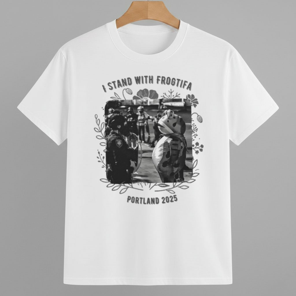 I Stand With Frogtifa Portland Frog 2025 Shirt Anti Fascism Frog Merch I Stand With Frogtifa Portland Frog 2025 Shirt Anti Fascism Frog Merch