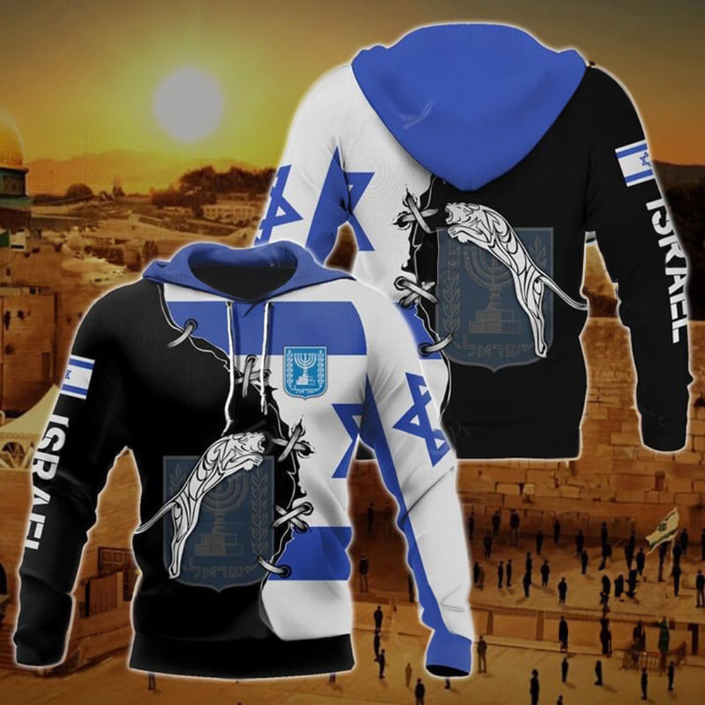 I Stand With Israel Hoodie Lion Pro Israel Hoodie Israeli Flag Patriots Clothing I Stand With Israel Hoodie Lion Pro Israel Hoodie Israeli Flag Patriots Clothing
