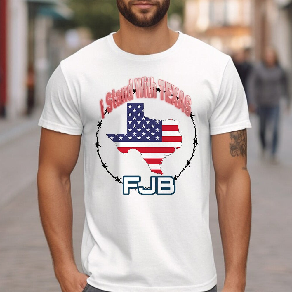 I Stand With Texas Fjb Shirt Support Texas Come And Take It Razor Wire T-Shirt I Stand With Texas Fjb Shirt Support Texas Come And Take It Razor Wire T-Shirt