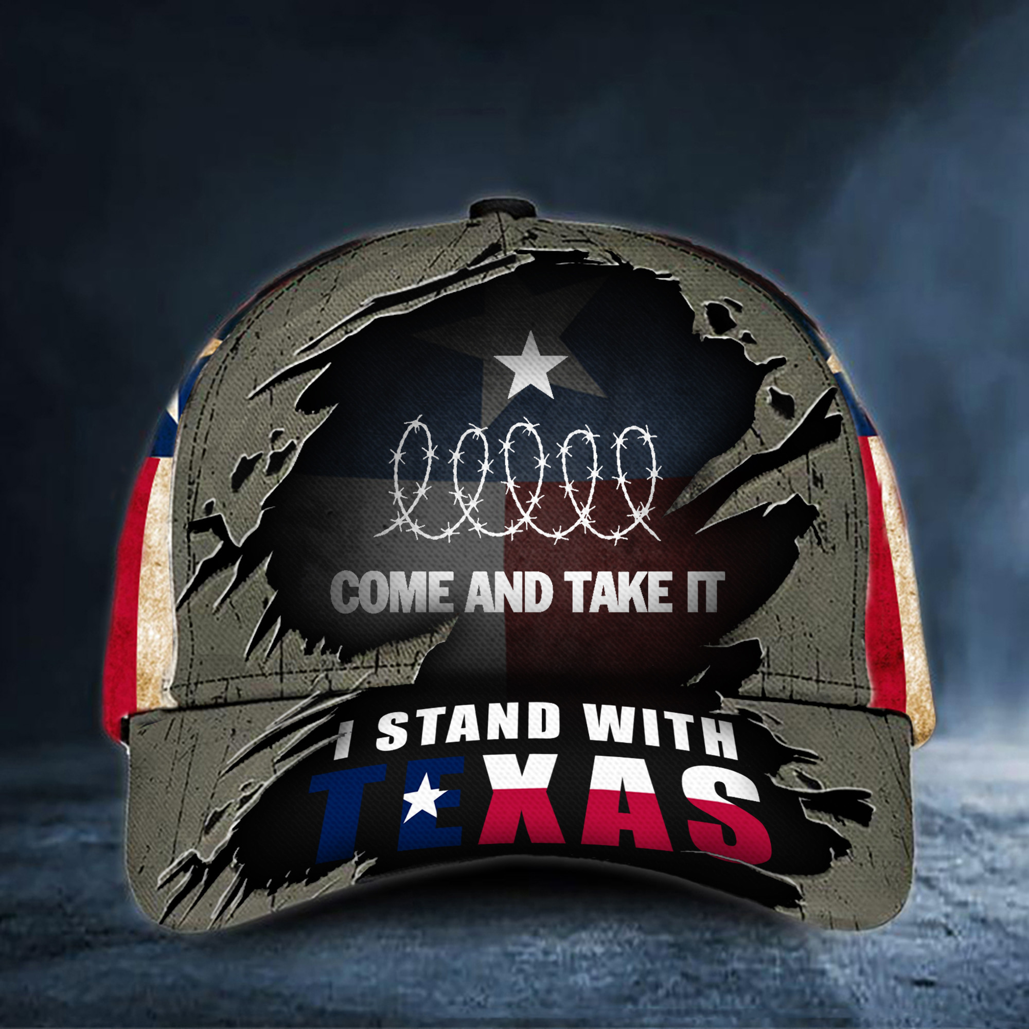 I Stand With Texas Hat Come Take It Barbed Wire Hat I Stand With Texas Hat Come Take It Barbed Wire Hat
