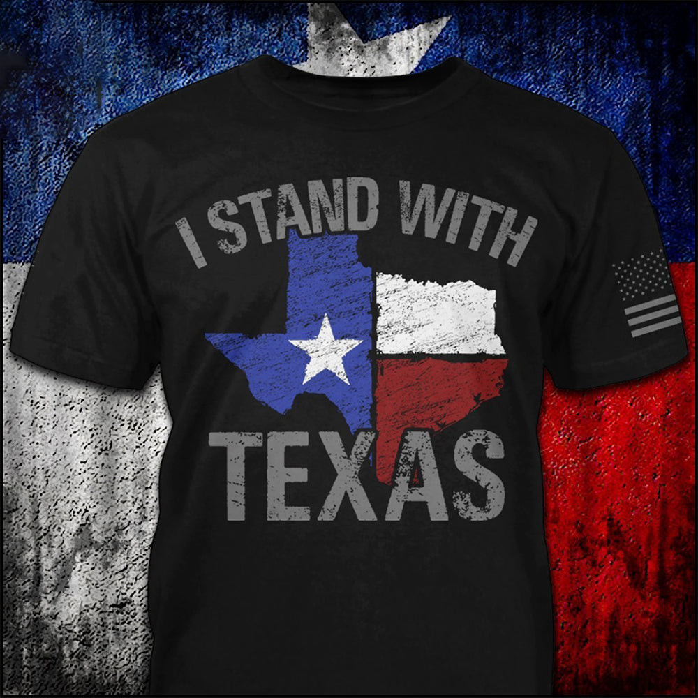 I Stand With Texas Shirt Come And Take It Razor Wire Texan Clothing For Men