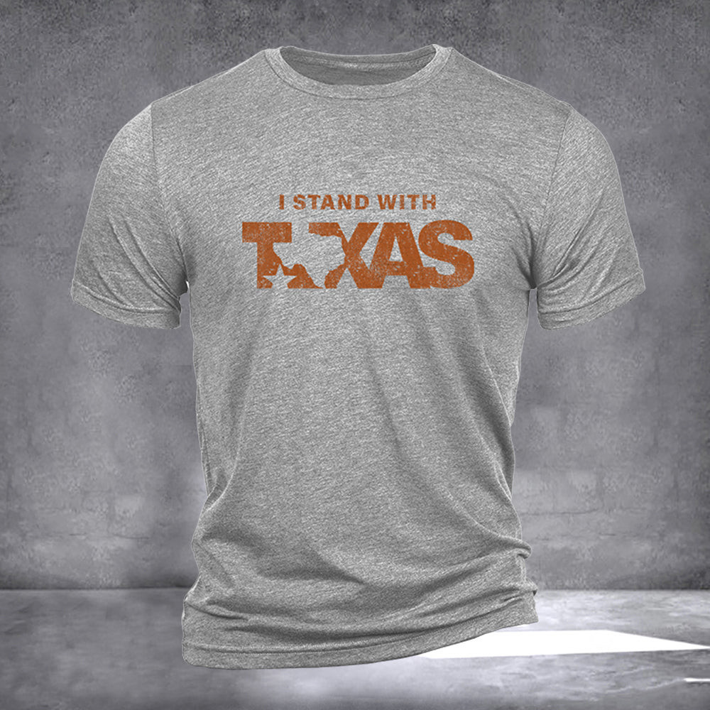 I Stand With Texas Shirt Pride Texas Patriotic T-Shirt Gifts For Texans I Stand With Texas Shirt Pride Texas Patriotic T-Shirt Gifts For Texans