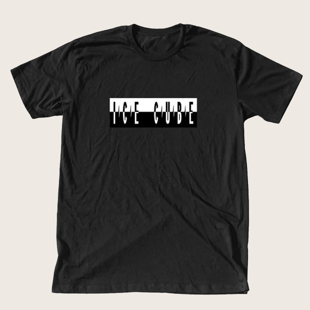 Ice Cube Merch Ice Cube Logo Black T-Shirt Birthday Gifts For Music Lovers Ice Cube Merch Ice Cube Logo Black T-Shirt Birthday Gifts For Music Lovers