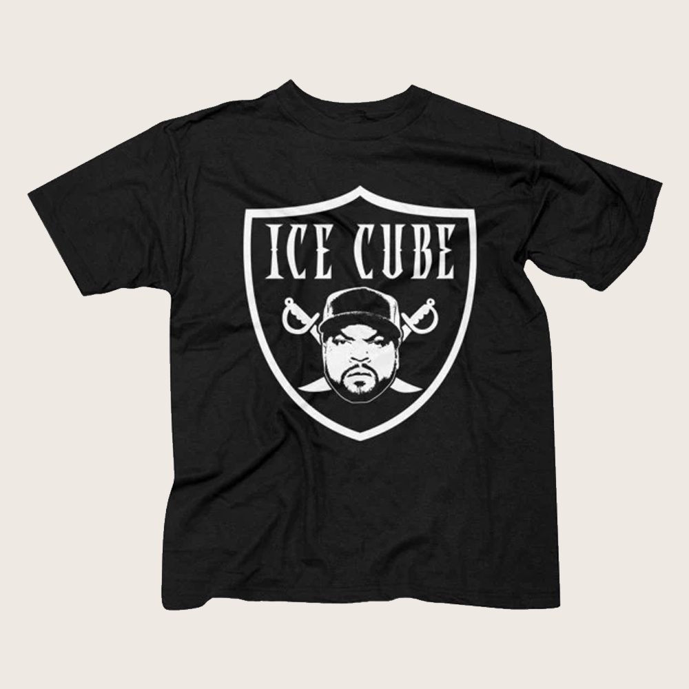 Ice Cube Merch Ice Cube Shield Logo Black T-Shirt Music Gift Ideas For Guys Ice Cube Merch Ice Cube Shield Logo Black T-Shirt Music Gift Ideas For Guys