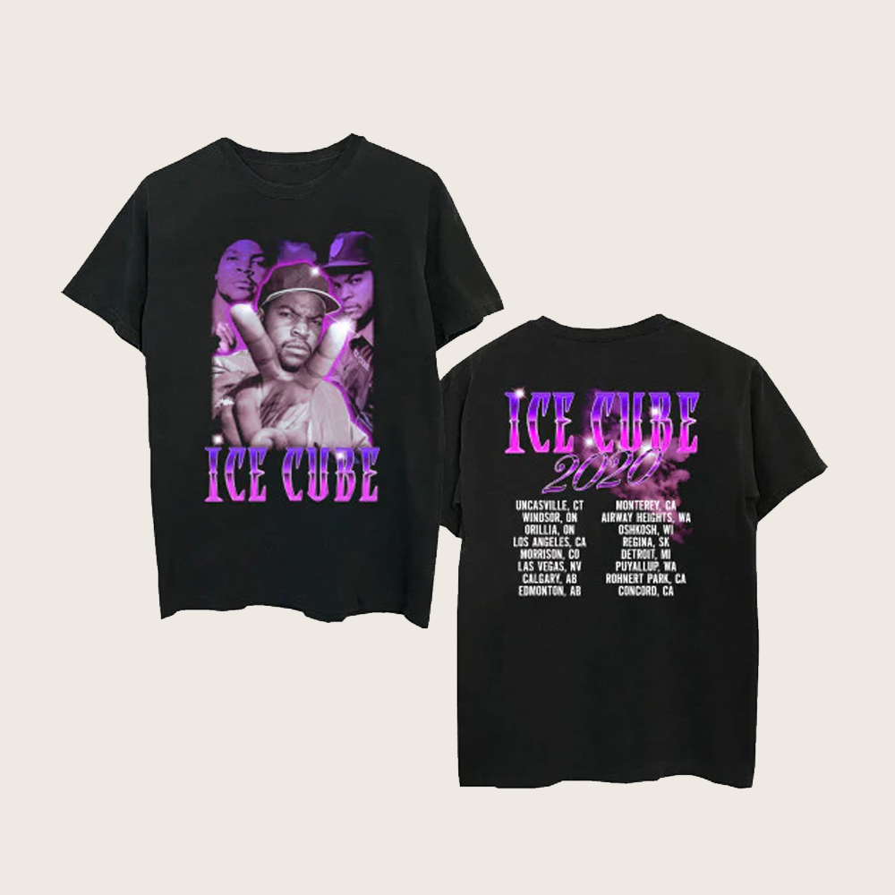 Ice Cube Merch Ice Cube Tour 2020 T-Shirt Music Lover Gifts For Him Ice Cube Merch Ice Cube Tour 2020 T-Shirt Music Lover Gifts For Him