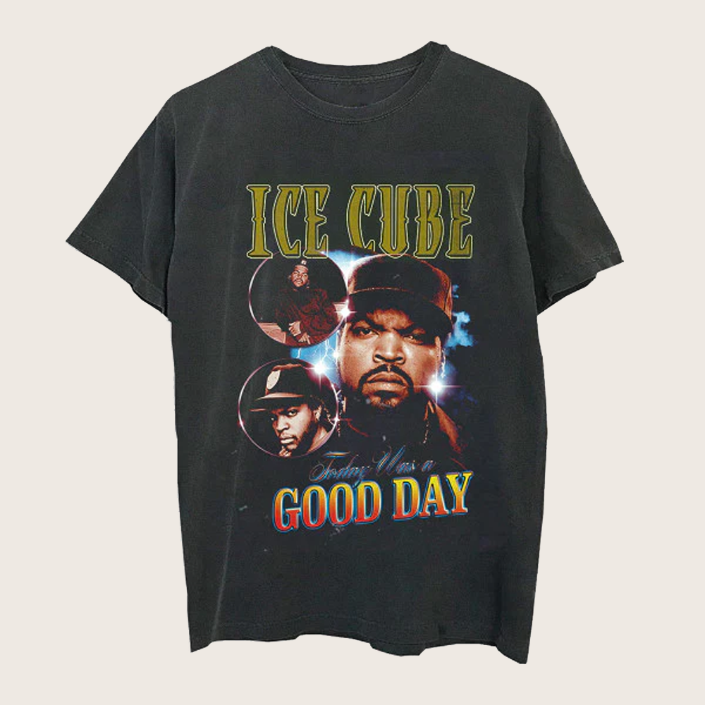 Ice Cube Merch Today Was A Good Day Photo Collage T-Shirt Gifts For Music Fans Ice Cube Merch Today Was A Good Day Photo Collage T-Shirt Gifts For Music Fans