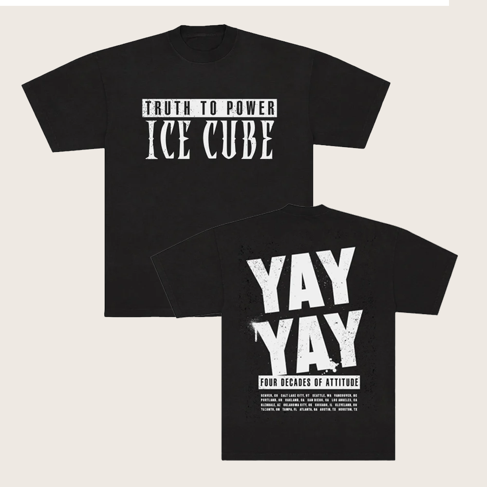 Ice Cube Merch Truth To Power Yay Yay Tour T-Shirt Gifts For Music Fans Ice Cube Merch Truth To Power Yay Yay Tour T-Shirt Gifts For Music Fans