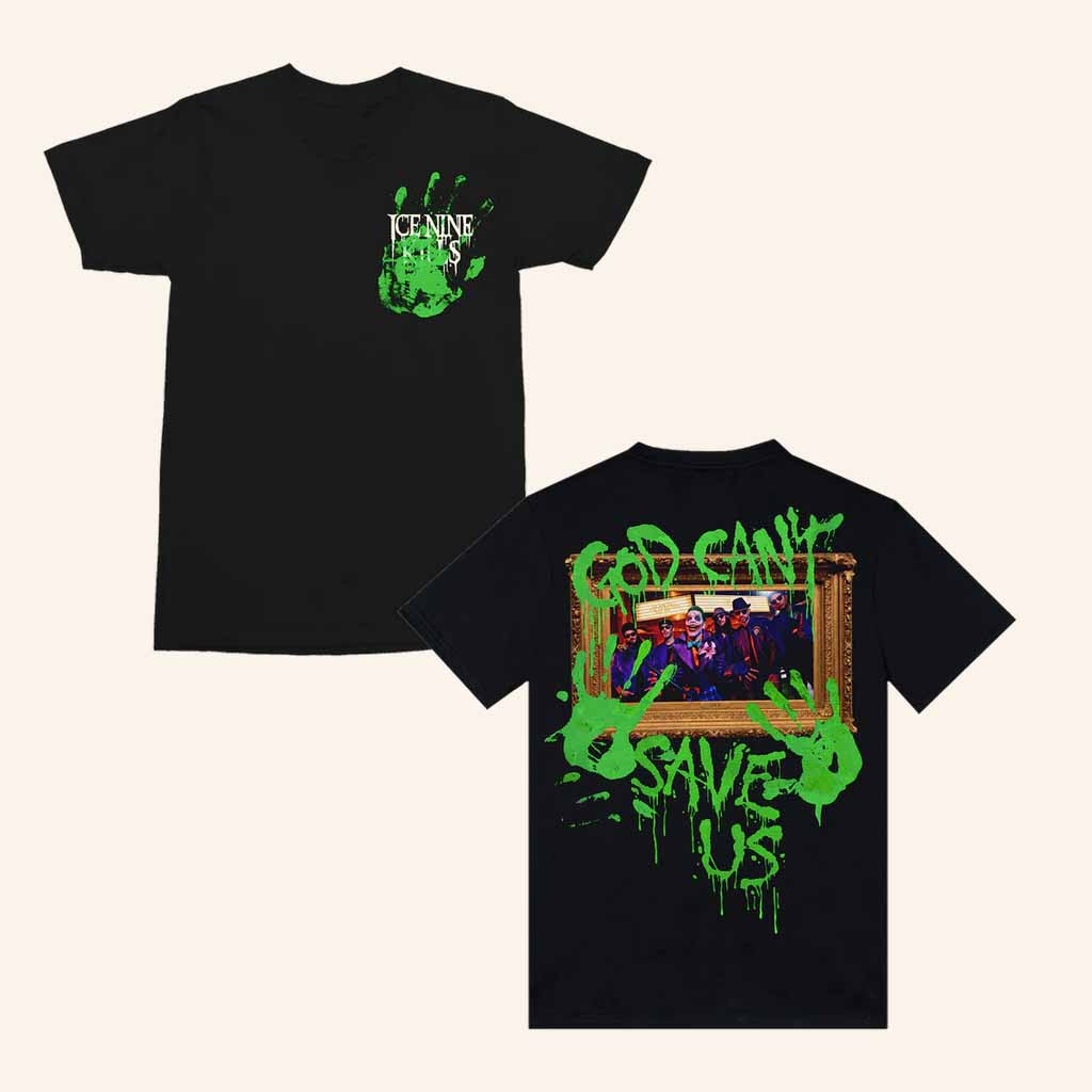 Ice Nine Kills Merch God Can't Save Us Black T-Shirt Gifts For Halloween