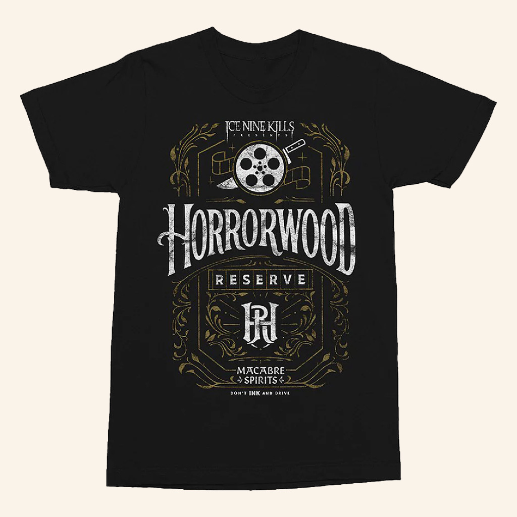 Ice Nine Kills Merch Horrorwood Reserve Macabre Spirit T-Shirt Gift Ideas For Horror Lovers