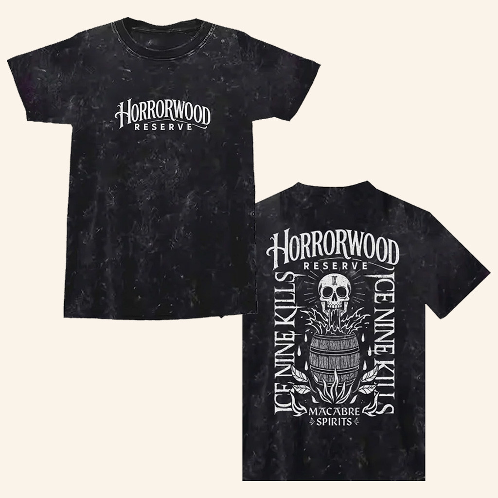 Ice Nine Kills Merch Horrorwood Reserve Macabre Spirit T-Shirt Halloween Gifts Ideas